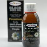 pure cold pressed black seed oil bottle